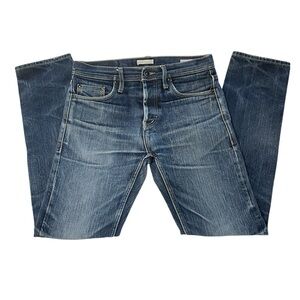 The Unbranded Brand UB269 18oz Indigo Slub Selvedge Jeans - Tapered Fit -Size 32